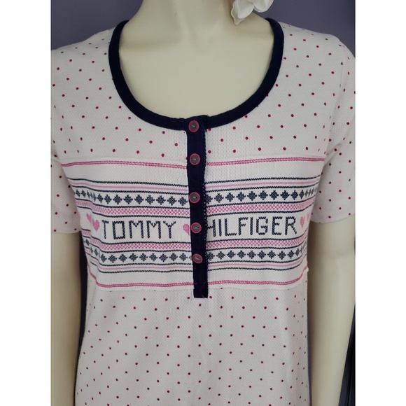 Tommy Hilfiger Oversized Pajama Shirt - Picture 2 of 7